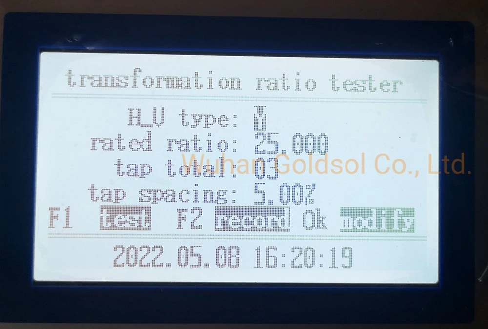 Automatic Three Phase Transformer Turns Ratio Meter TTR Megger Transformer Turn Ratio Tester